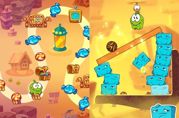 Cut the Rope 2 для Андроид появилась в Google Play