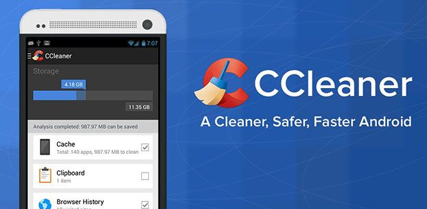 Компания Pirifrom выпустила CCleaner для Android