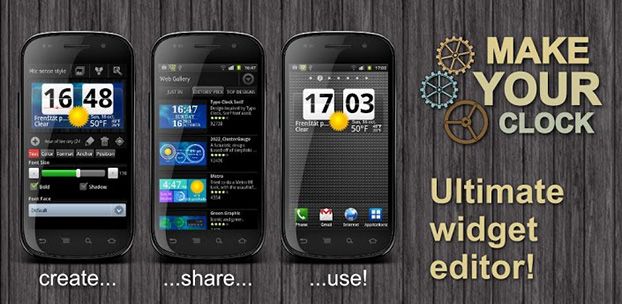Make Your Clock — эксклюзивный дизайн часов для мобильного телефона