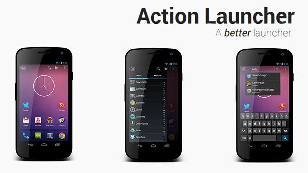 Action Launcher – инновационный рабочий стол для Андроид
