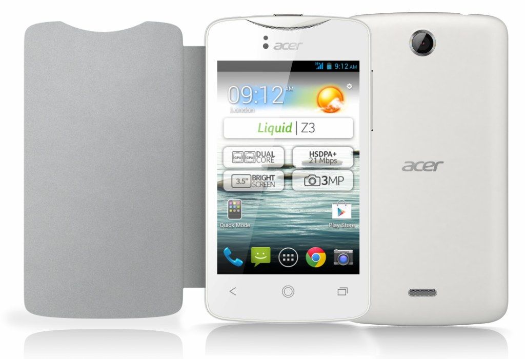 Acer Liquid Z3 — очень дешевый Android-смартфон
