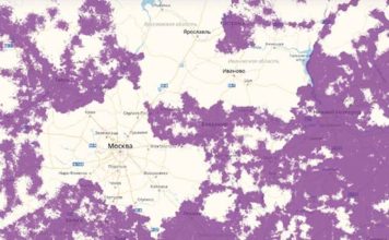 Карта зоны покрытия Теле2 по России