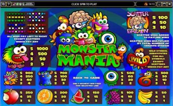 Игровой слот Монстр Мания на go.money-slotik.com