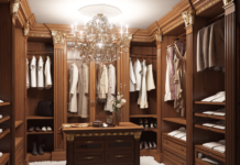 Мебель из массива дерева для гардеробной на заказ