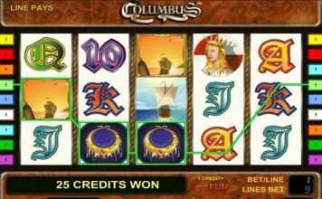 Основные качества и параметры игрового автомата Columbus