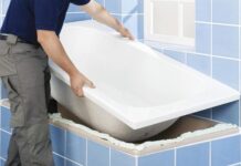 Как правильно установить ванну: способы монтажа