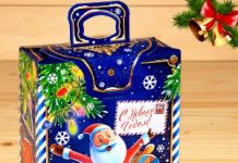 Сладкие новогодние подарки от кондитерской фабрики Славянка